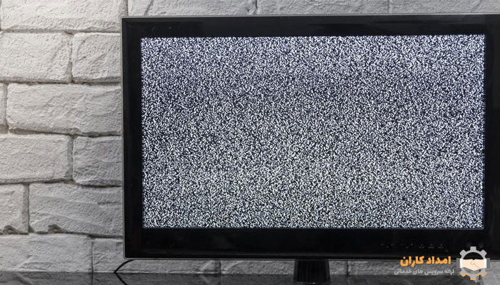 علت برفک تلویزیون